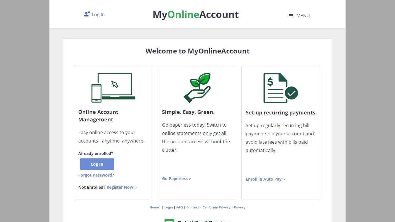 My Online Account
